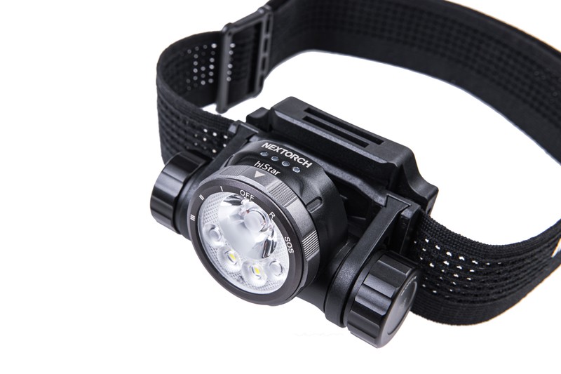 NEXTORCH hiStar-TAC - Ultraleichte, taktische LED-Helmlampe mit 2300 Lumen, 256m Leuchtweite, mehreren Lichtquellen für NVG-Montage NEXTORCH hiStar-TAC - Ultraleichte, taktische LED-Helmlampe mit 2300 Lumen, 256m Leuchtweite, mehreren Lichtquellen für NVG-Montage