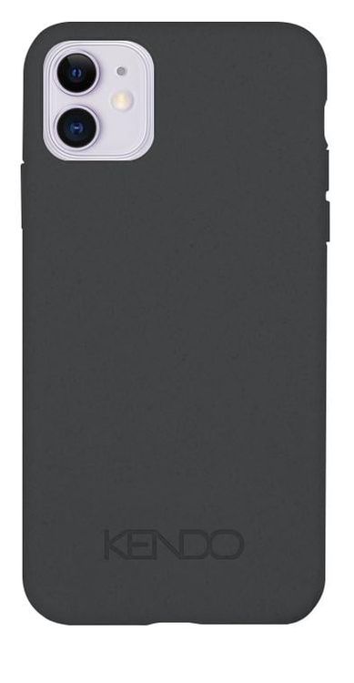 KENDO Back Case für iPhone 11, Schwarz Handyhülle // Lagerräumung // Restware