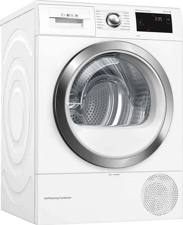 BOSCH WTW87680 Wäschetrockner (Freistehend, Energieeffizienzklasse A+++, 8 kg Fassungsvermögen, Serie 6)