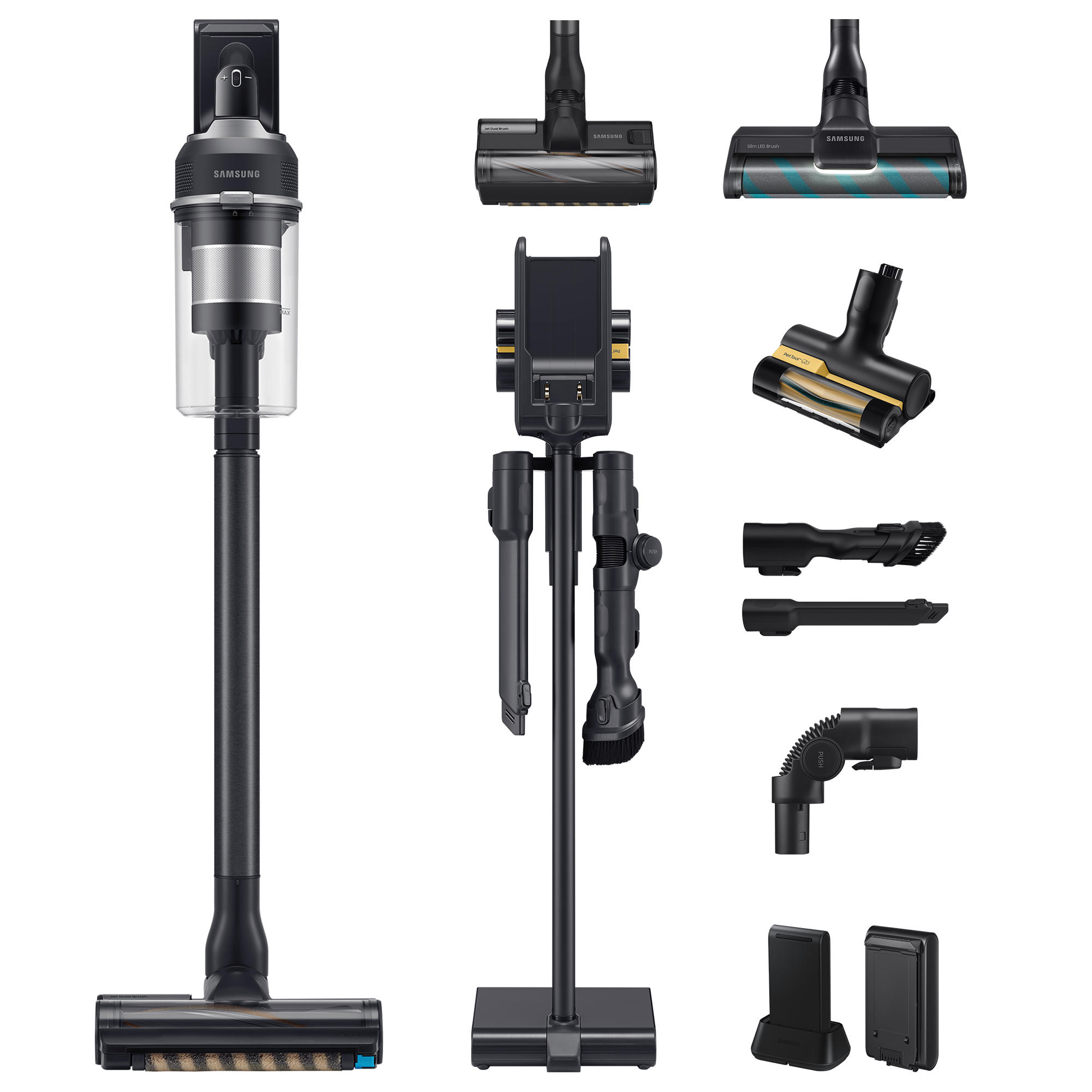 Samsung Jet 95 Akku+ CompleteClean VS20C95D4TK/WD Akku Staubsauger (210