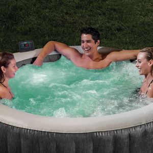 Intex PureSpa Whirlpool Greywood aufblasbar - 4 Personen