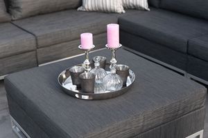 Gartenmöbel - Chill-Lounge Living Ibiza Outdoor Lounge Set - anthrazit