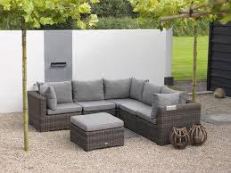 Gartenmöbel - Rimini Outdoor Gartenlounge Dunkelgrau Set
