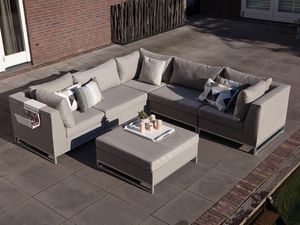 Gartenmöbel - Chill-Lounge Living Rhodos Outdoor Lounge Set - taupe