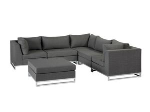 Gartenmöbel - Chill-Lounge Living Rhodos Outdoor Lounge Set - grau