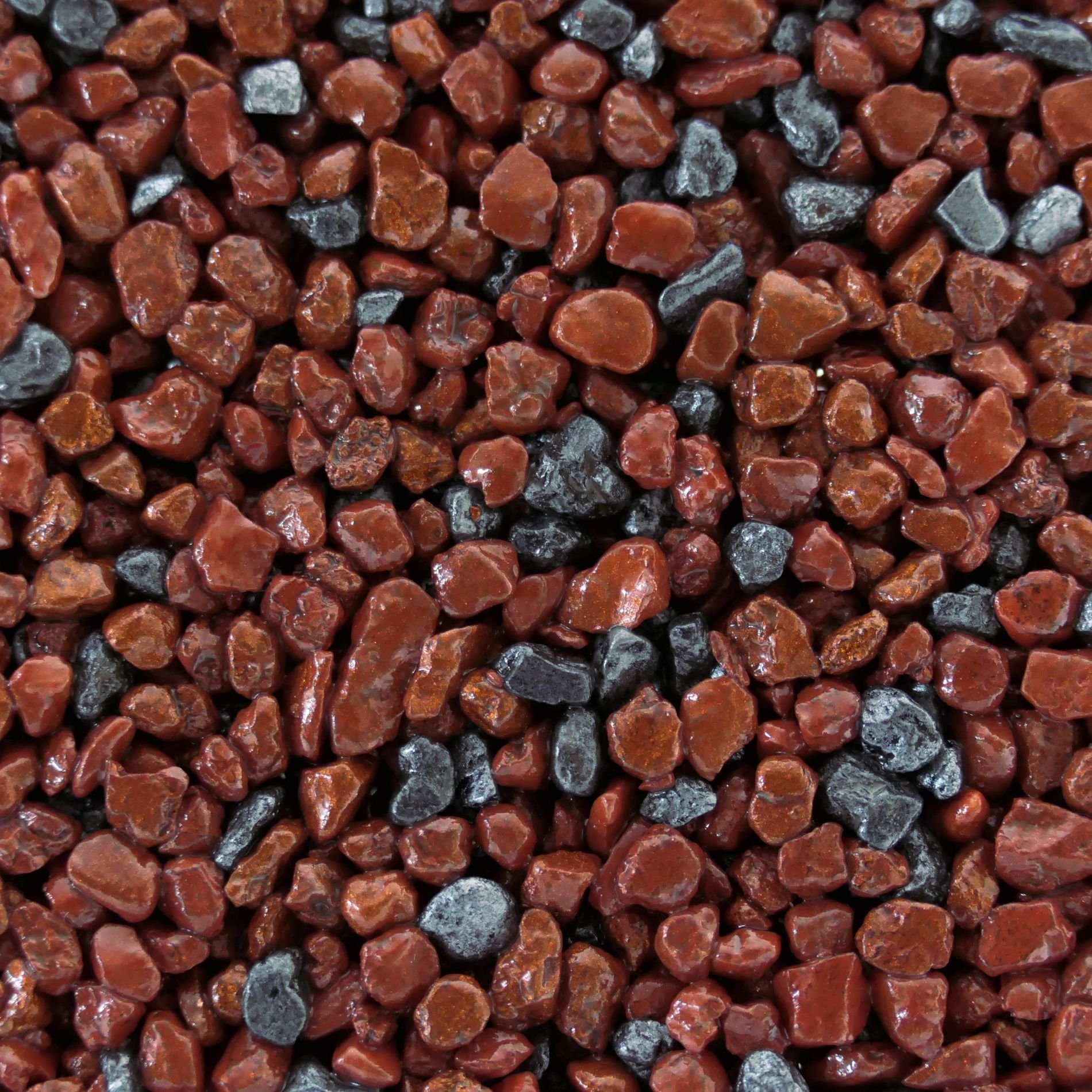 Steinteppich 2- 2,5m² +M200 Bindemittel Für Aussen 2/4mm SET=ALLE