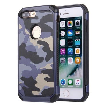 Outdoor Case für Apple iPhone 8 PLUS 7 PLUS TPU Hybrid Tarn Camouflage