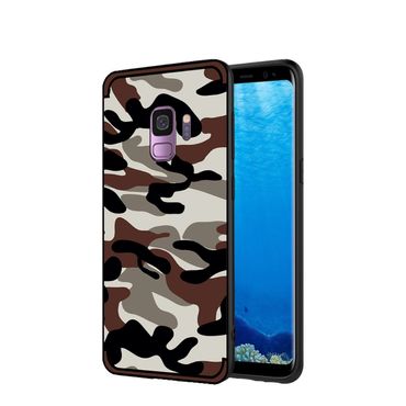TPU Case für Samsung Galaxy S9 G960 NXE Camouflage Kickstand