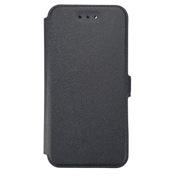 Wallet Case für Apple iPhone 8 7 SE 2020 TPU Book Pocket, Farbe: Schwarz