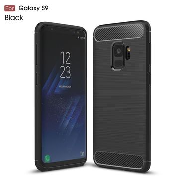 TPU Case für Samsung Galaxy S9 PLUS G965 Carbon Skin Brushed