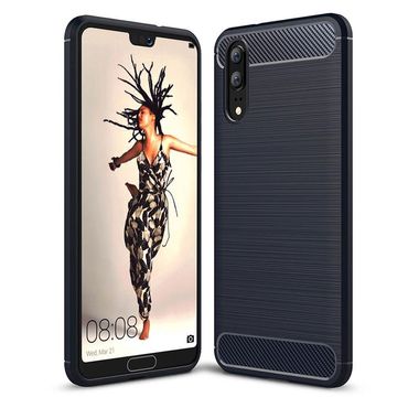 TPU Case für Huawei P20 Carbon Skin Brushed