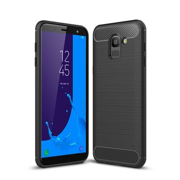 TPU Case für Samsung Galaxy J6 (2018) Carbon Skin Brushed