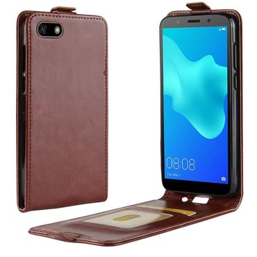 Flip Case für Huawei Y5 (2018) Crazy Horse Card Slot