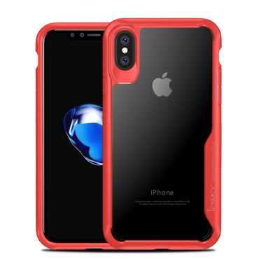 IPAKY Survival TPU Case für Apple iPhone XS X Robust Transparent