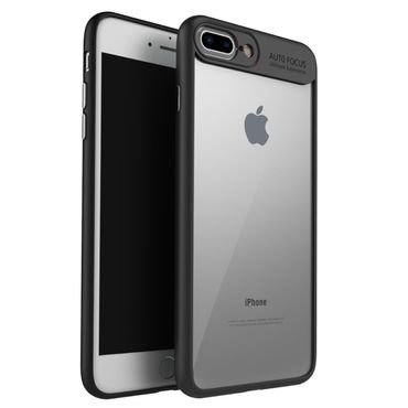 IPAKY TPU Gel Case für Apple iPhone 8 PLUS 7 PLUS Frame elastisch Transparent
