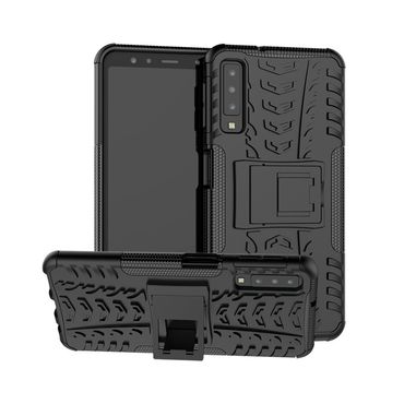 Outdoor Case für Samsung Galaxy A7 (2018) Tire Rutschfest Kickstand
