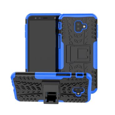 Outdoor Case Tire Rutschfest Kickstand Reifen Hülle für Samsung Galaxy J6+ 2018