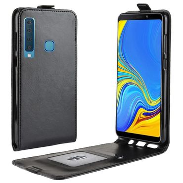 Flip Case für Samsung Galaxy A9 (2018) Crazy Horse Card Slot