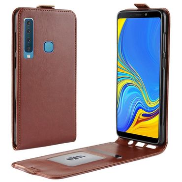 Flip Case für Samsung Galaxy A9 (2018) Crazy Horse Card Slot