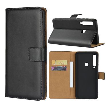 Wallet Case für Samsung Galaxy A9 (2018) TPU Split Echt Leder