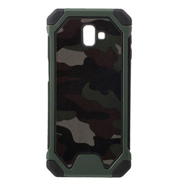 Outdoor Case für Samsung Galaxy J6+ (2018) TPU Hybrid Camouflage