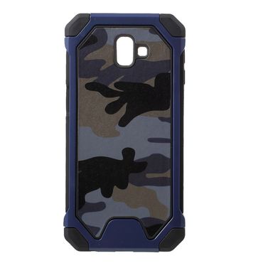 Outdoor Case für Samsung Galaxy J6+ (2018) TPU Hybrid Camouflage