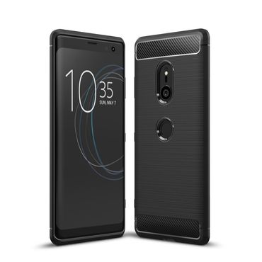 TPU Case für Sony Xperia XZ3 Carbon Skin Brushed