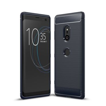 TPU Case für Sony Xperia XZ3 Carbon Skin Brushed