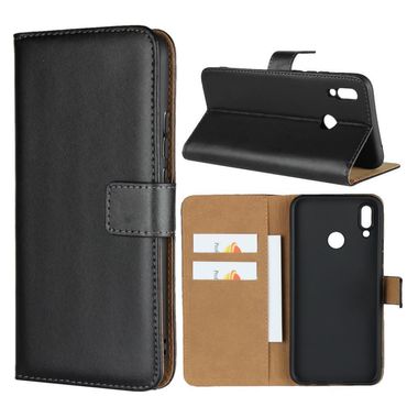 Wallet Case für Huawei P SMART+ TPU Split Echt Leder