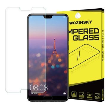 WOZINSKY Schutzglas Folie Tempered Glass Screen Protector 9H für Huawei P20 Pro