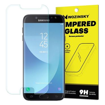 WOZINSKY Schutzglas Folie Tempered Glass Protector für Samsung Galaxy J7 2017