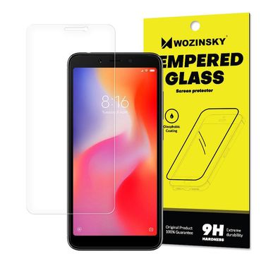 WOZINSKY Schutzglas Folie Tempered Glass Screen Protector für Xiaomi Redmi 6 6A