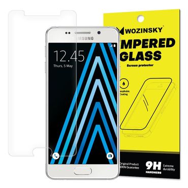 WOZINSKY Schutzglas Folie Tempered Glass Protector für Samsung Galaxy A3 2016