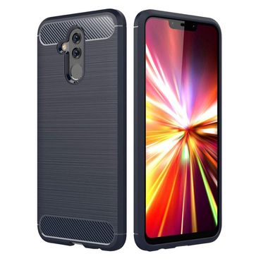 TPU Case für Huawei Mate 20 LITE Carbon Skin Brushed