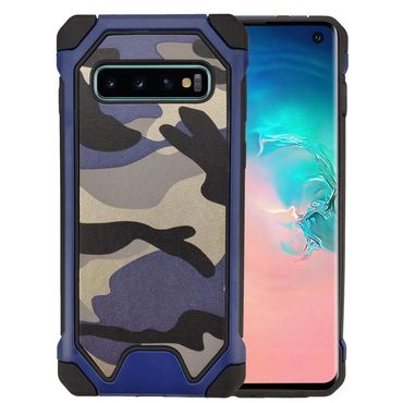 Outdoor Case für Samsung Galaxy S10 TPU Hybrid Camouflage