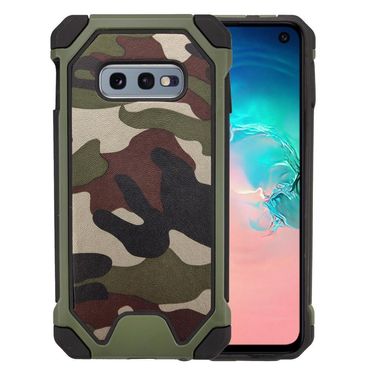 Outdoor Case für Samsung Galaxy S10e TPU Hybrid Camouflage