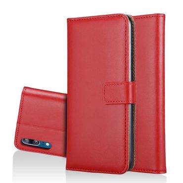 Wallet Case für Huawei P20 Genuine Split Echt Leder Tasche