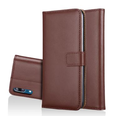 Wallet Case für Huawei P20 Genuine Split Echt Leder Tasche