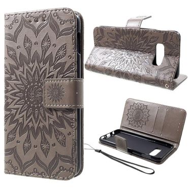 Wallet Case für Samsung Galaxy S10e Sunflower Mandala Motiv