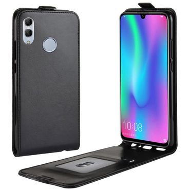 Flip Case für Huawei P SMART 2019 Crazy Horse Handy Tasche Card Slot