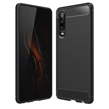 TPU Case für Huawei P30 Carbon Skin Brushed Hülle