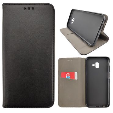 Wallet Case für Samsung Galaxy J6+ PLUS 2018 Smart Magnetic Handy Tasche