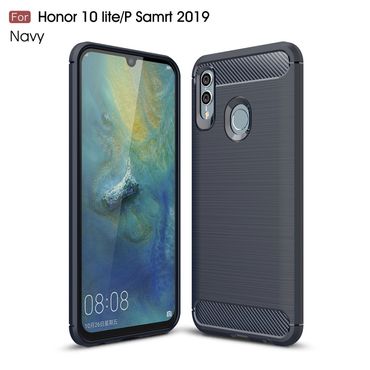TPU Case für Huawei P SMART 2019 Carbon Skin Brushed Hülle