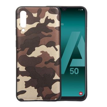 TPU Case für Samsung Galaxy A50 Camouflage Muster Flexi Handyhülle