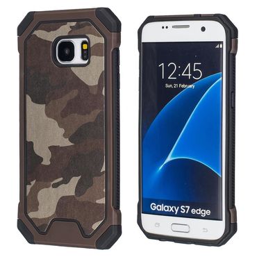 Outdoor Case für Samsung Galaxy S7 Edge TPU Hybrid Camouflage