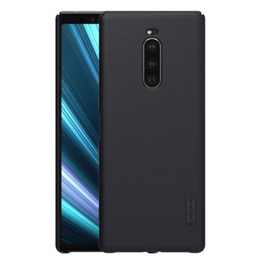 NILLKIN Hard Case für Sony Xperia 1 Super Frosted Handy Cover Schutz Hülle Shell, Farbe: Schwarz