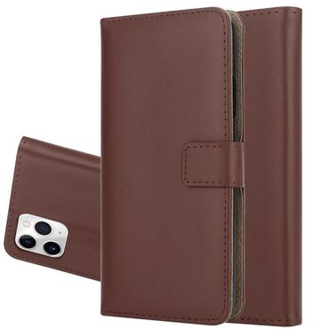 Wallet Case für Apple iPhone 11 PRO Genuine Split Echt Leder Handy Tasche