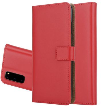 Wallet Case für Samsung Galaxy S20 Genuine Split Echt Leder Handy Tasche