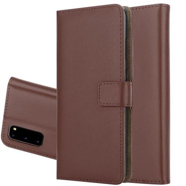 Wallet Case für Samsung Galaxy S20 Genuine Split Echt Leder Handy Tasche