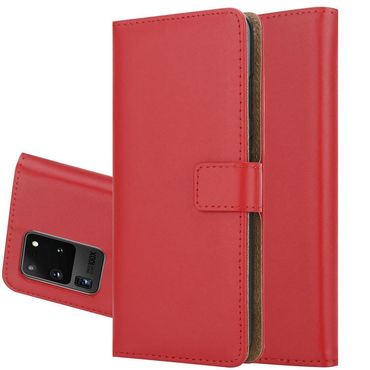 Wallet Case für Samsung Galaxy S20 Ultra Genuine Split Echt Leder Handy Tasche